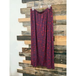 Gudrun Sjoden colorful boho lagenlook skirt size Large